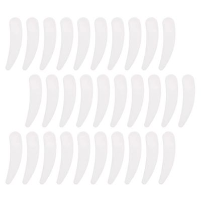minkissy 100pcs Facial Cream Spoon Material Cosmetic Mixing Spoons for Skincare Moisturizers Masks and Creams Travel-friendly Design for Beauty Routine