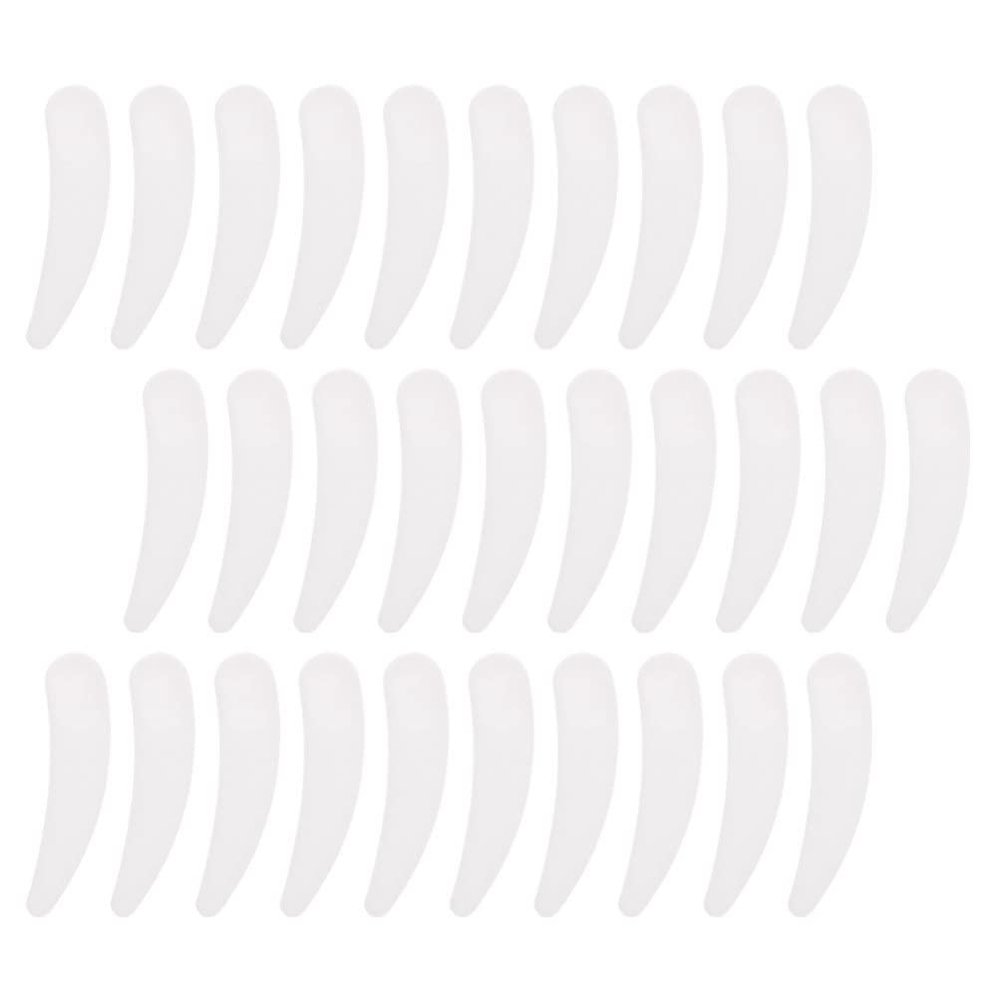 minkissy 100pcs Facial Cream Spoon Material Cosmetic Mixing Spoons for Skincare Moisturizers Masks and Creams Travel-friendly Design for Beauty Routine