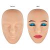 3d Practice Face Hyper Realistic Premium Silicone Skin Tattoo Permanent Makeup Practice Skin Full Face Silicone Practice Skin Mannequin (Light Tone) view 4
