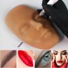 3D Realistic Silicone Tattoo Permanent Makeup Practice Skin Full Face Silicone Practice Skin Mannequin (Medium Tone) view 2