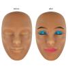 3D Realistic Silicone Tattoo Permanent Makeup Practice Skin Full Face Silicone Practice Skin Mannequin (Medium Tone) view 4