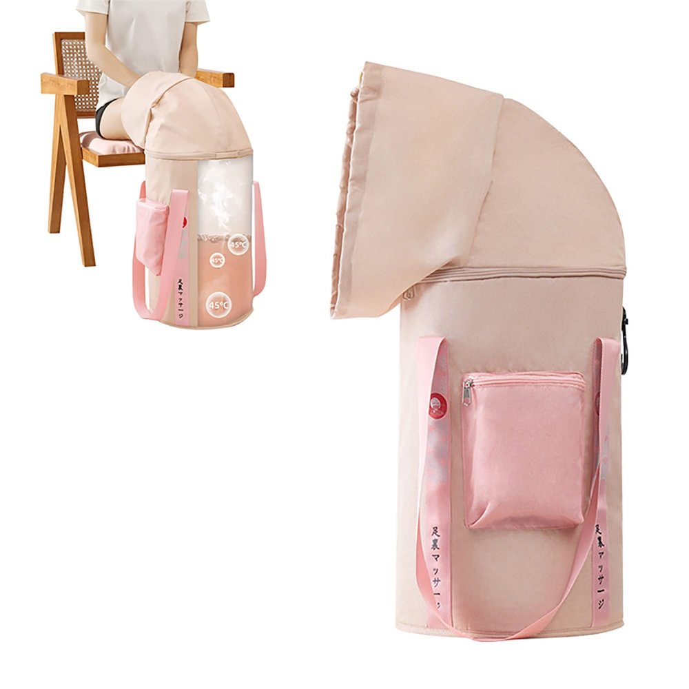 24L Foldable Foot Basin Foot Soaking Bath Basin Foot Soak Tub Multifunctional Laundry Bucket Storage Bags Portable Foot Bath 5 Layers Of Insulation With Removable Insulation Cover Side Pocket ( Color