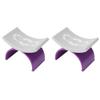 Beaupretty Silicone Nail Hand Rest Cushion 2 Pack U-Shaped Manicure Wrist Support Pillow for Nail Art Table view 1