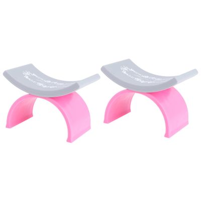 Beaupretty 2 Pieces Nail Arm Rest,Manicure Hand Pillow U Shape Cushion Pillow Professional Nail Rest Cushion Table Desk Station Manicure Tool(Pink,Pink)