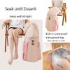Foot Bath Tub Foot Bucket For Soaking Feet Multifunctional Laundry Bucket Storage Bags Portable Travel Collapsible Foot Basin 5 Layers Of Insulation With Removable Insulation Cover Side Pocket ( Color view 3