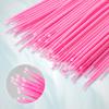 300 PCS Eyelash Extension Supplies Kit, disposable micro cotton swabs eyelash brush Lip brush Mascara Wand Applicator Makeup Brush (pink) view 3