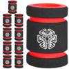 COHEALI 10pcs Tattoo Grip Foam Tube Grips Pen Covers Machine Sleeve Accessories for Tattooing Red view 1