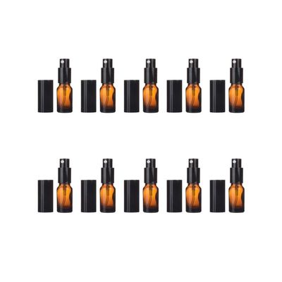 Beavorty 10 Pack Perfume Subpackaging Bottles 50ml Glass Cosmetics Containers Refillable Travel Bottles Odorless