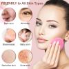 300 Count Compressed Facial Sponges Natural Face Sponges for Cleansing Disposable Facial Exfoliating Pads for Estheticians(Pink) view 3