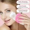 300 Count Compressed Facial Sponges Natural Face Sponges for Cleansing Disposable Facial Exfoliating Pads for Estheticians(Pink) view 4