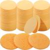 300 Count Compressed Facial Sponges Natural Face Sponges for Cleansing Disposable Facial Exfoliating Pads for Estheticians(Orange) view 1