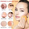 300 Count Compressed Facial Sponges Natural Face Sponges for Cleansing Disposable Facial Exfoliating Pads for Estheticians(Orange) view 3