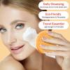 300 Count Compressed Facial Sponges Natural Face Sponges for Cleansing Disposable Facial Exfoliating Pads for Estheticians(Orange) view 4