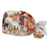 2 Pcs Nurse Scrub Caps Women Long Hair, Pentium Horse Adjustable Working Cap with Button and Sweatband view 1
