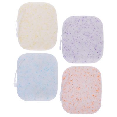 minkissy 4pcs Face Cleansing Sponges Reusable Face Wash Tools for Gentle Exfoliation Deep Cleaning Oil Removal Soft Skin-safe Sponges for Makeup and Dirt Removal