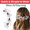TEMPERIA Hair Accessories For Women & Girls Stylish for Wedding - Artificial Flowers & Pearl Style Juda Bun Accessories - Floral Bridal Brooch & Hair Pins - Hairstyle Decoration Bride Clips (MN103) view 4