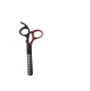 Professional Barber Shear Scissors Red and Black Design view 1