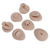 Piercing Body Model, 3D Vivid Silicone Piercing Practice Model, for Eyebrow Piercing, Nose Piercing, Lip Piercing, Tongue Piercing, Navel Piercing, Ear Piercing(Deep Skin Color) view 4