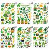12 Sheets St. Patrick's Day Temporary Tattoos for Adult Women Men, St Patricks Day Party Supplies Green Shamrock Fake Tattoos Stickers Irish St Patricks Day Party Decorations view 2