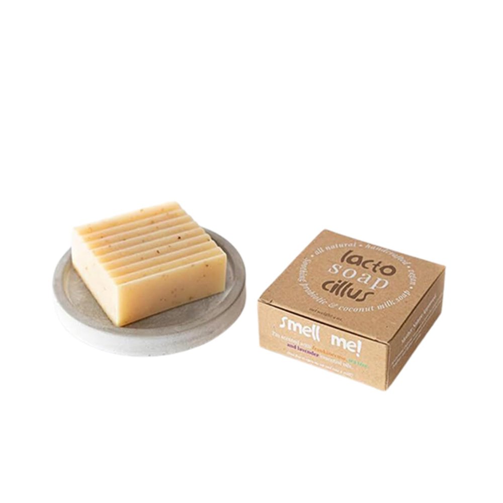 Elemental Wellness, Lactosoapcillus Probiotic Soap, Natural Soap Bar for Hand & Body - Frankincense, Tea Tree + Lavender, Vegan and Plant Based Soap - Natural Ingredients, No Artificial Fragrance