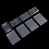 Tgoon Manicure Stamping Plates , Fashionable 4Sets Double Ended Pen Colorful Rhinestones Clear Printing Scraper Nail Stamper Kit for Home for Salon view 2