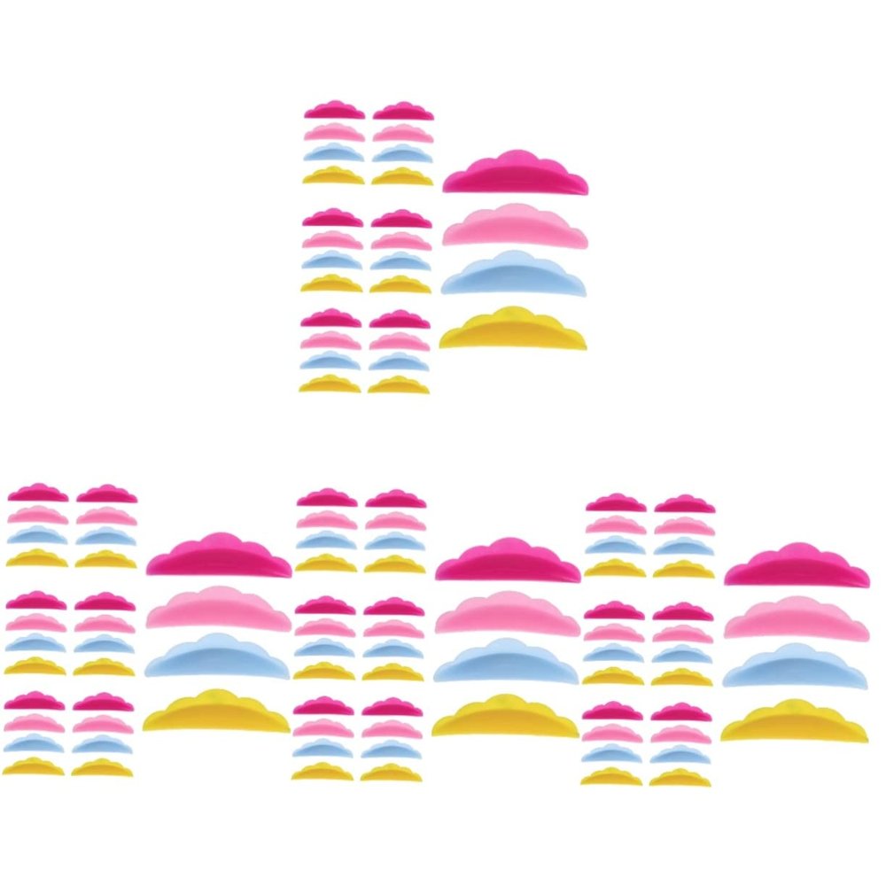 Beaupretty 160pairs Eyelash Lift Silicone Pads Eyelash Perming Gaskets for Salon Use Compatible Eye Shapes Easy to Use and Remove for Beauty Care