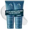 Oars + Alps Face Moisturizer and Eye Cream, Face Lotion with Aloe Leaf Juice and Vitamin E, Long Lasting, Hydrating Cream, TSA Friendly, 2.5 Fl Oz, 2 pk view 1