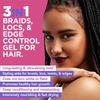Esha Slick N Slay Braiding Gel - 3-in-1 Ultra Extreme Hold, Hydrating & Conditioning Gel for Hair, Locs, Twists, Braids (PEACH, 5 oz.) view 4