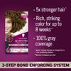 Schwarzkopf Keratin Permanent Hair Dye Cream, 6.33 Light Gold Brown, Professional Quality Color for Up to 100% Gray Coverage, Bond Enforcing System view 2