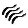 Healifty 3sets Folding Curved Eyebrow Comb Plastic Handle Steel Needle Beauty Tool Lash and Brow Makeup Brush 4pcs*3 view 4