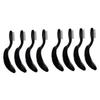 Healifty 2sets Eyebrow Spoolie Brush Folding Design Plastic Handle Eyebrow Comb Steel Needle Beauty Tool 4pcs*2 view 1