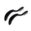 Healifty 2sets Eyebrow Spoolie Brush Folding Design Plastic Handle Eyebrow Comb Steel Needle Beauty Tool 4pcs*2 view 2
