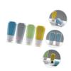 Beaupretty 2sets Silicone Travel Bottles Leak Lotion Dispenser for Toiletries Portable Containers for Travel and Business Trips view 3