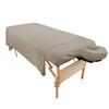 10 Pack - Tranquility Microfiber Massage Sheet Sets by Body Linen - Lightweight, Long-Lasting Microfiber Massage Table Sheet Set - Stain-Resistant, Soft and No Pilling - Walnut view 1