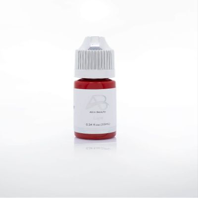 All in Beauty Professional Lip Pigment Ink for Lips Permanent Make-Up, Lip Tattoo & Lip Blushing Pigments for Permanent Lip Color, Vegan Ink to Enhance Lips Color (10ml) (Risky)