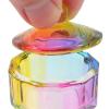 minkissy 2pcs Acrylic Cup Dish with Bowls Dishes Monomer Powder Professional Accessory Care Nails Decorative Multi-function Tools Lid Dappen Manicure for Cups Nail Glass view 3