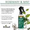 Difeel Rosemary and Mint Strengthening Leave-In Conditioning Spray with Biotin Bonus Size 8 oz. - Made with Natural Mint & Rosemary Oil for Hair Growth view 2