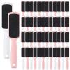 30 Pcs Foot File Dead Skin Foot Scrubber Remover Pedicure Double Sided Callus Heel Foot Scraper Professional Foot Exfoliator Feet Rasp for Smoothing Hard Rough Skin Kit, Pink, White, 7.87 x 1.77 Inch view 1