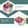 minkissy Crystal Nail Art Cup Set Glass Dappen Dish Professional Manicure Tool with Lid Nail Polish Holder view 4