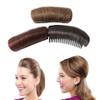 3Pcs Hair Bun Invisible False Hair Clip Bump It Up Volume Hair Base Women Bump Fluffy Hair Pad Styling Insert Tool for DIY Hair Styles (Dark Brown) view 2