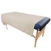 10 Pack -Tranquility Microfiber Massage Sheet Sets by Body Linen - Lightweight, Long-Lasting Microfiber Massage Table Sheet Set - Stain-Resistant, Soft and No Pilling - Natural view 3
