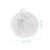 SHERCHPRY 4pcs Makeup Powder Puff Soft Velour Dry Powder Puff for Blush Foundation and Cheek Color Portable Fuzzy Shape for Women Box Style view 2