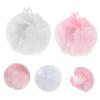 SHERCHPRY 4pcs Makeup Powder Puff Soft Velour Dry Powder Puff for Blush Foundation and Cheek Color Portable Fuzzy Shape for Women Box Style view 3