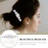 minkissy Wedding Hair Comb Rhinestone Bridal Hair Piece Accessory for Brides Elegant Design for Special Occasions Lightweight and Comfortable for Weddings and Parties view 2