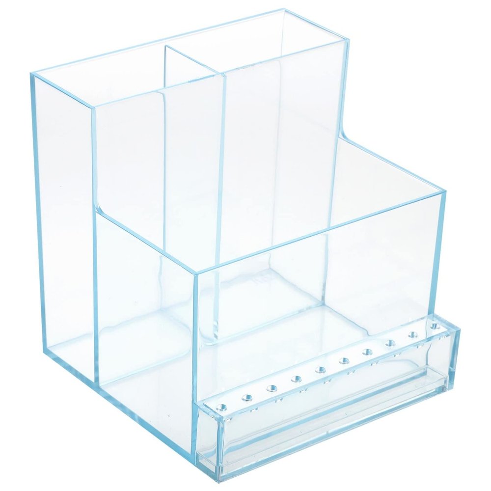 Uonlytech Nail Art Tool Organizer Manicure Grinding Rack 1pc Storage Box for Gel Polish Accessories