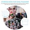 Uonlytech Nail Art Tool Organizer Manicure Grinding Rack 1pc Storage Box for Gel Polish Accessories view 4