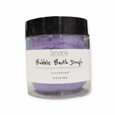 Bubble Bath | Bubble Bath Dough | Bath Melts | Bath Dough | Bubble Bath Colors | Sensitive Skin | Fun for Kids | Bubble Bath Fun | Soap Dough (Vanilla, Purple, 8 oz.)