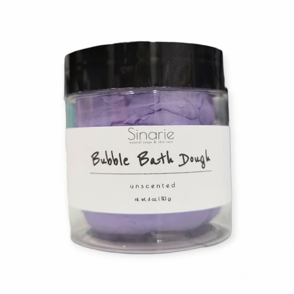 Bubble Bath | Bubble Bath Dough | Bath Melts | Bath Dough | Bubble Bath Colors | Sensitive Skin | Fun for Kids | Bubble Bath Fun | Soap Dough (Vanilla, Purple, 8 oz.)