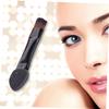 Beaupretty 50pcs Double-sided Eye Shadow Sponge Applicator Soft Blending Brushes for Makeup Application for Beginners and Professionals Black view 2
