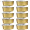 minkissy 10pcs Aluminum Foil Wax Melting Bowls Wax Container for Hair Removal Compatible Professional Warmers Easy to Clean and Use for Amounts view 1